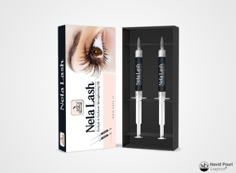 Nela Lash Oil Packaging Design