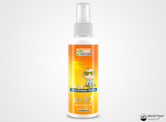 OxiSun Sunscreen Spray Label Design